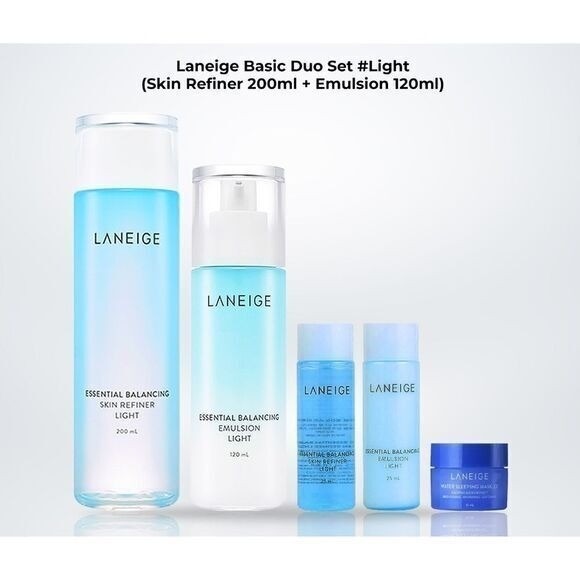 Laneige Basic Duo Set by Laneige 5 Piece Set New